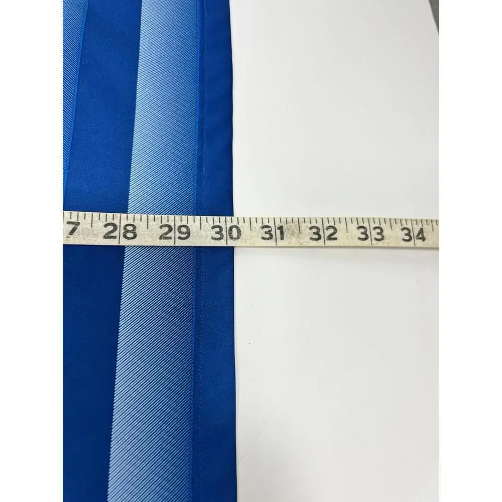 Adidas Golf Polo Shirt Men’s Large Performance Blue Stripe Lightweight